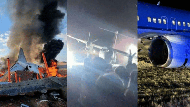 Tragedias y emergencias en la aviación: Tres accidentes aéreos conmocionan al mundo