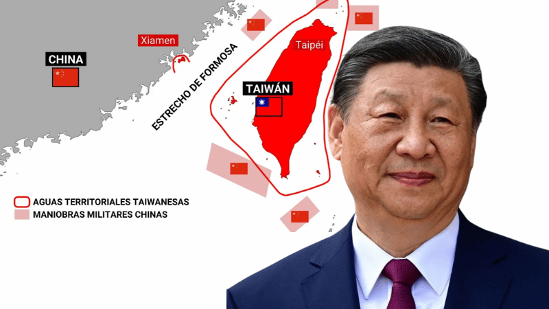 Xi Jinping amenaza a Taiwán: ‘Nadie puede detener la reunificación con China