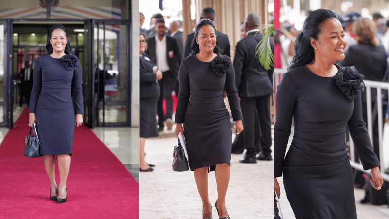 La Viceministra de la Presidencia, Scarlet Benzán, participa en la primera rendición de cuentas del segundo mandato del presidente Luis Abinader
