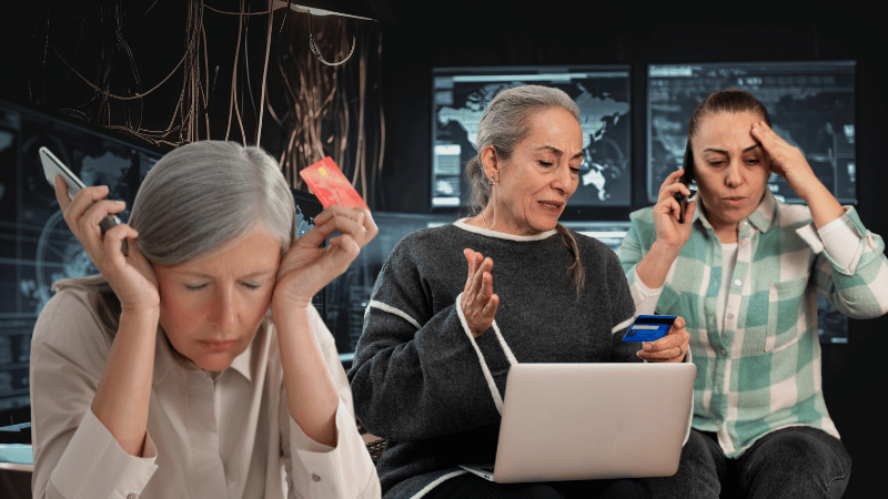 Adultos mayores vulnerables ante fraudes digitales