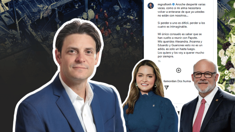 Manuel Grullón Hernández expresa su dolor tras perder a cuatro familiares en tragedia del Jet Set