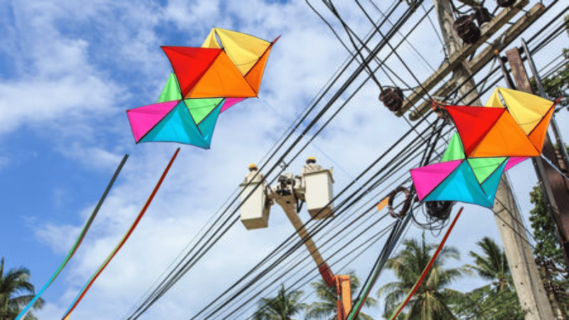 ETED llama a prohibir vuelo de chichiguas cerca del tendido eléctrico por riesgo a vidas humanas y al sistema eléctrico