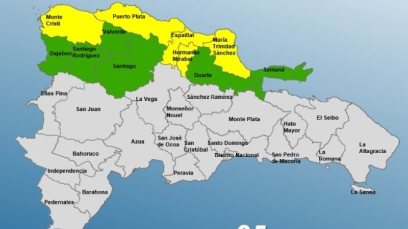 COE mantiene alerta roja en cinco localidades y amplía advertencias por intensas lluvias en el país