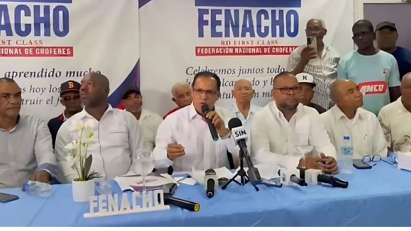 Fenacho anuncia marcha al Palacio Nacional en demanda de pensiones y mejoras al transporte público
