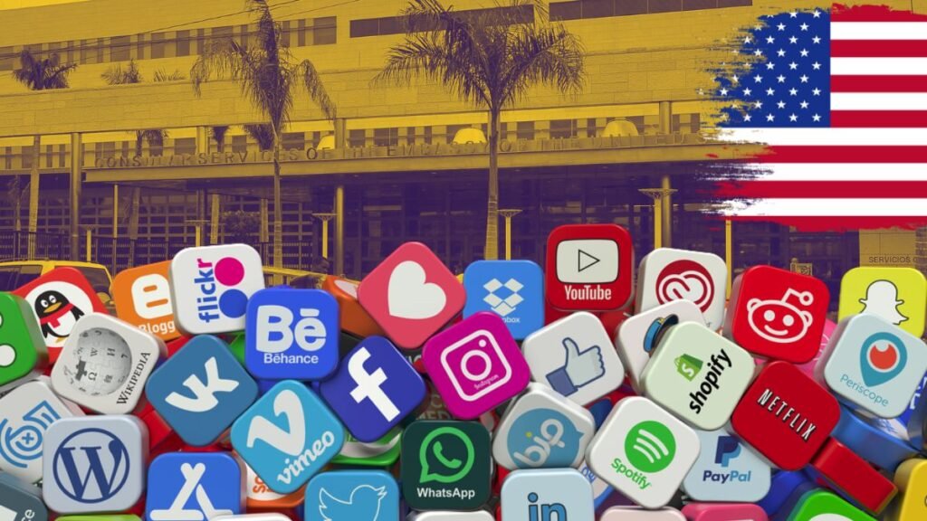Embajada de EE. UU. alerta sobre sanciones por ocultar redes sociales