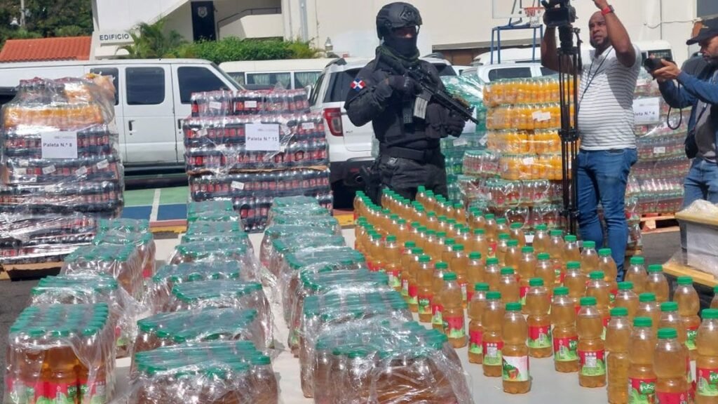 DNCD incauta cargamento de cocaína líquida en puerto Multimodal Caucedo