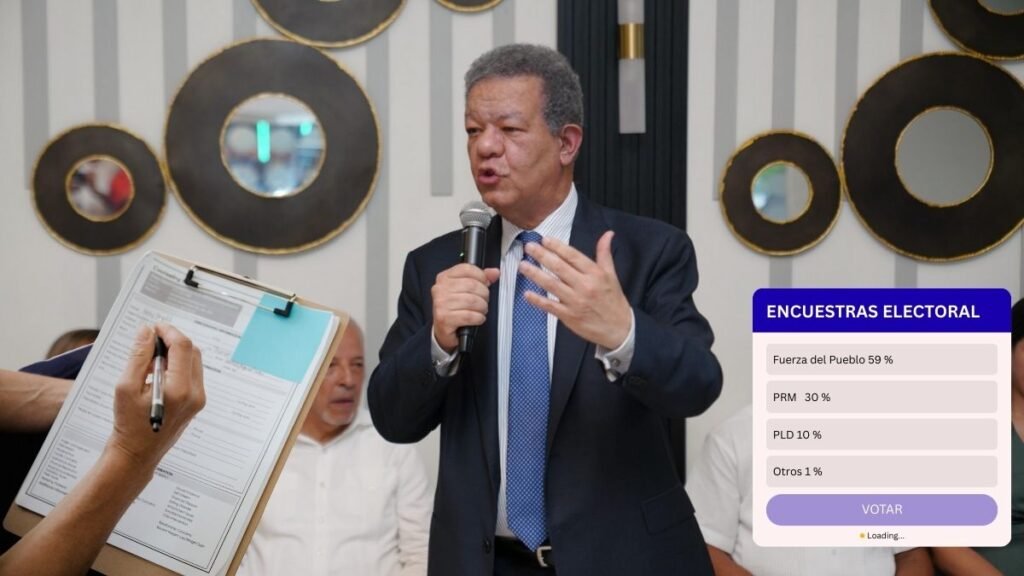 Leonel Fernández asegura que Fuerza del Pueblo lidera preferencias según encuesta reciente