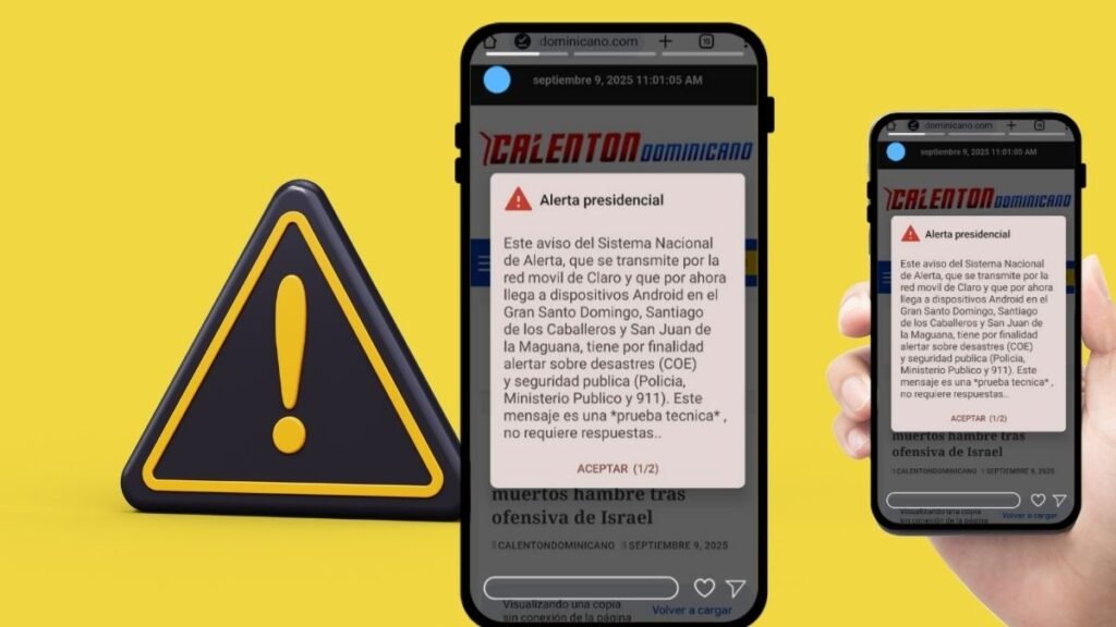 Gobierno realiza prueba técnica del Sistema Nacional de Alerta en dispositivos móviles
