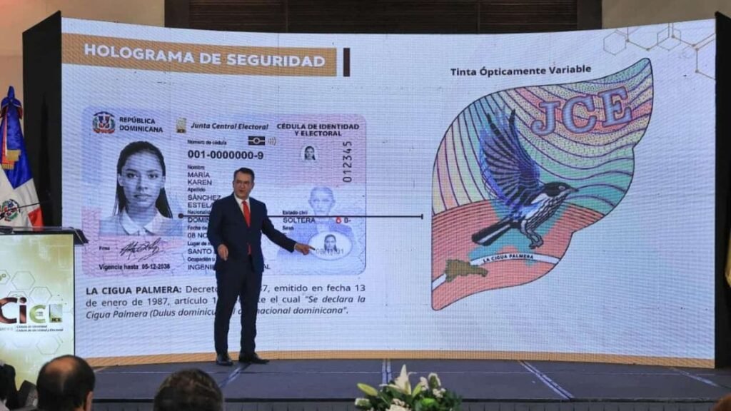 Así se verá la nueva cédula dominicana : iniciará su emisión el 8 de abril de 2026