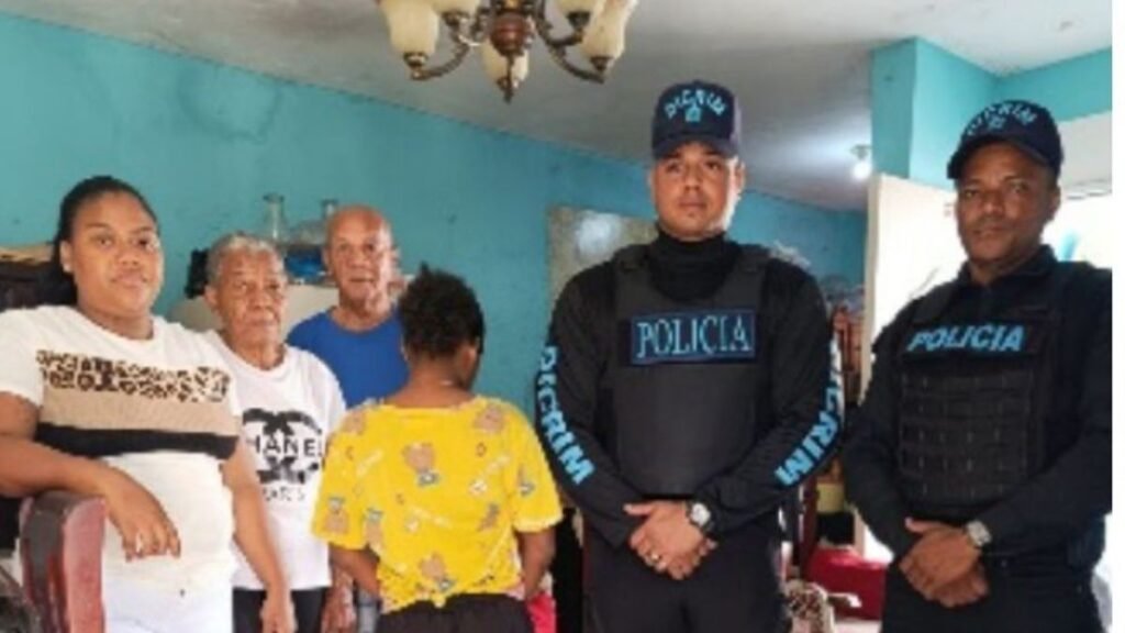 Policía Nacional localiza sana y salva a menor reportada como desaparecida en San Pedro de Macorís