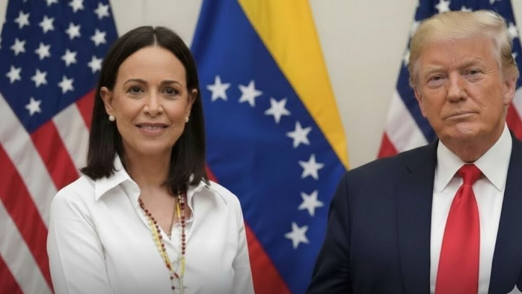 Trump se reunirá este jueves con la líder opositora venezolana María Corina Machado