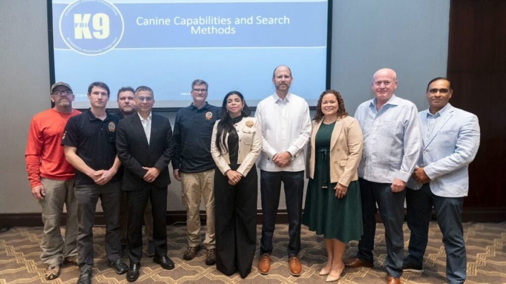 FBI fortalece capacidades de fiscales y policías dominicanos con entrenamiento en unidades caninas