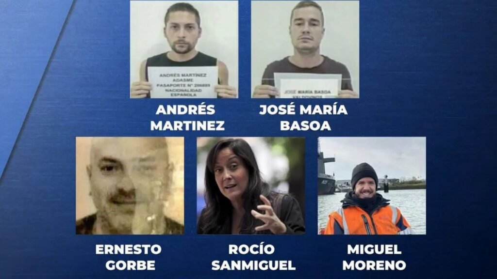 Madrid recibe a cinco españoles liberados tras detención en Venezuela
