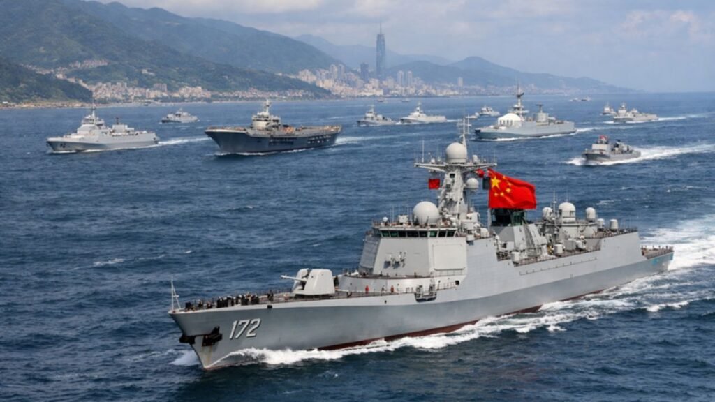 China despliega barcos y aviones para vigilar tránsito de destructor estadounidense
