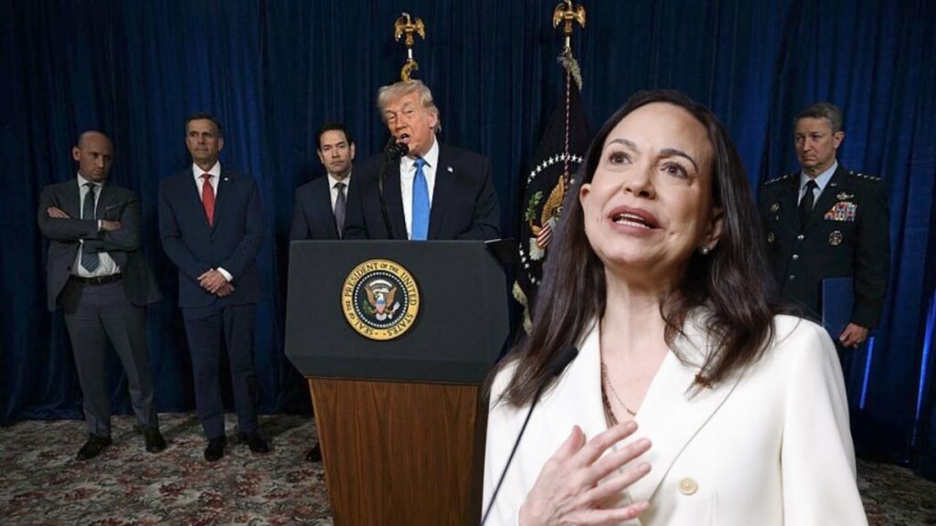 Trump descarta a María Corina Machado por falta de apoyo y respeto en Venezuela