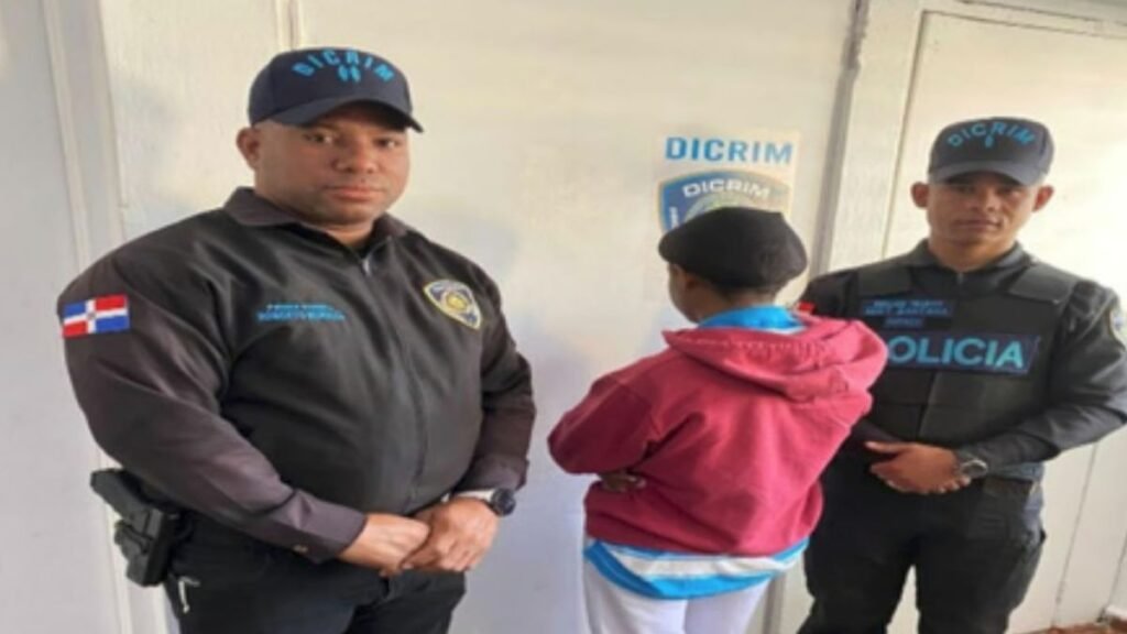 Arrestan dos personas y rescatan menor de 13 años en Santo Domingo Norte