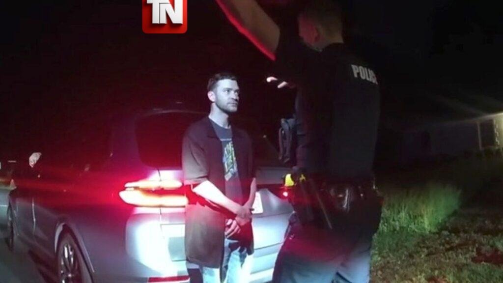 Se filtra video del arresto de Justin Timberlake por conducir ebrio en Nueva York