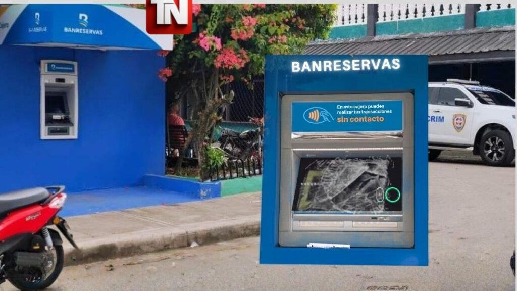 Desconocidos destruyen cajero automático en La Ciénaga, Barahona y activan alarma comunitaria