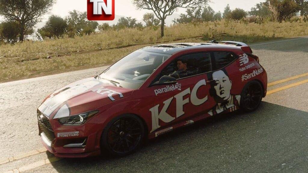 Jugador de Forza Horizon 5 recibe baneo de más de 8,000 años por diseño inspirado en Kim Jong-un y KFC