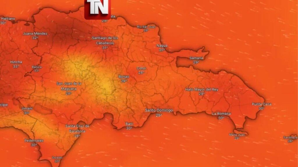 NOAA emite máxima alerta por calor extremo en República Dominicana durante siete días