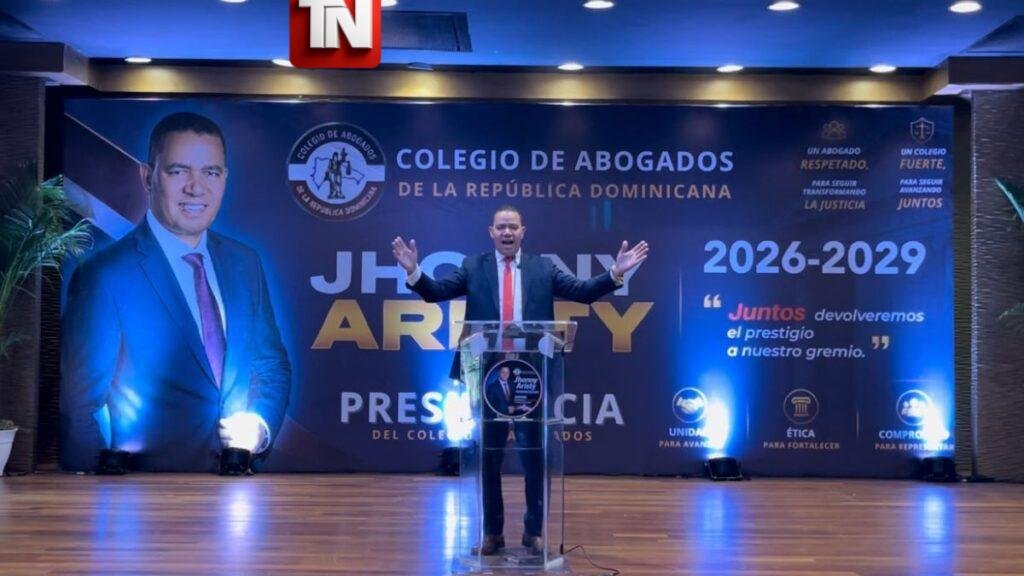 Jhonny Aristy anuncia aspiraciones a presidencia del Colegio de Abogados para el período 2026-2029
