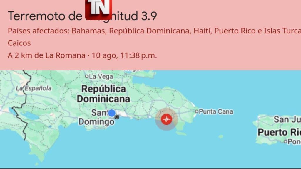 Sismo de magnitud 3.1 se registra al oeste de Hato Mayor