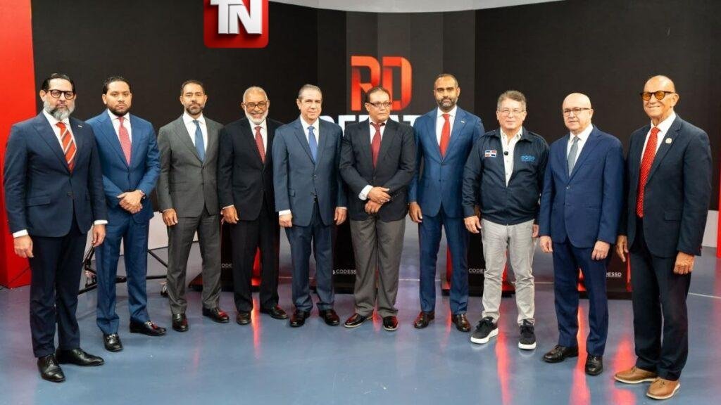Cuatro aspirantes presidenciales del PLD presentan sus propuestas en el primer RD Debate
