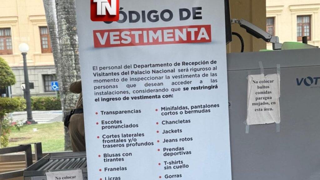 Código de vestimenta para el Palacio Nacional