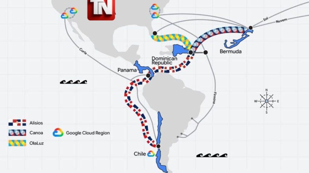 Google convertirá a República Dominicana en el centro digital del Caribe con su nueva red submarina