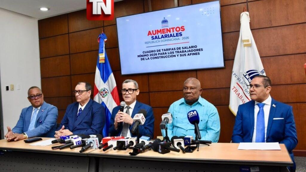 Trabajadores de la construcción recibirán un aumento de 20 % en el salario mínimo
