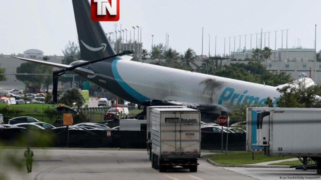 Accidente de avión de carga de Amazon en Miami