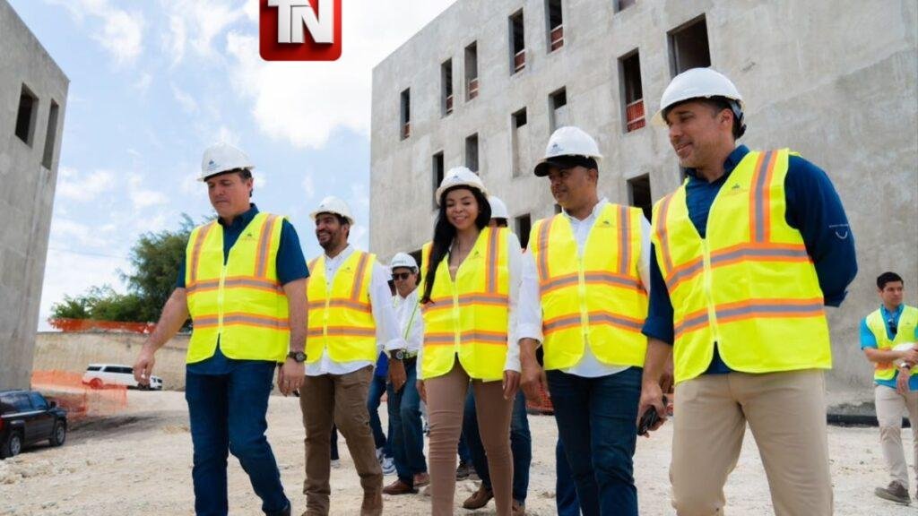 Ministro Jean Luis Rodríguez supervisa avances en la construcción de la Ciudad Judicial de Santo Domingo Oeste