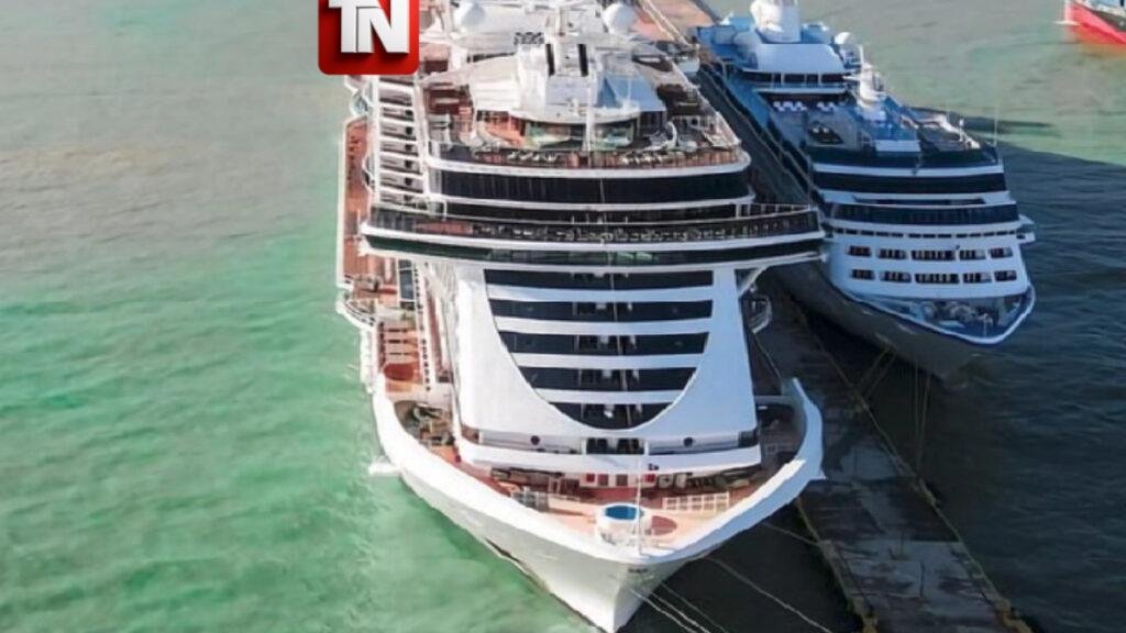 (Video) Denuncian supuesta contaminación de crucero en aguas de Puerto Plata