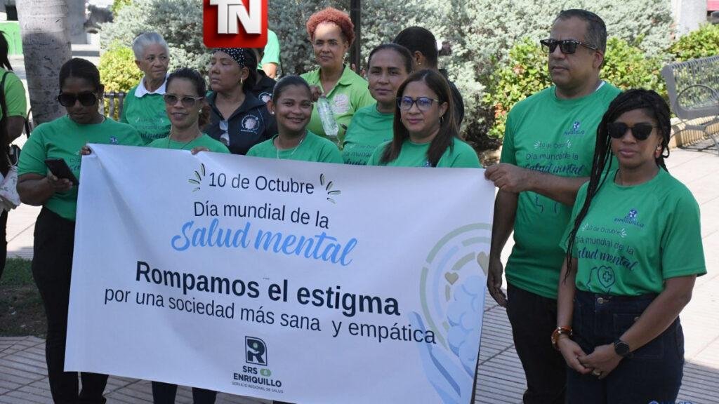 SRS Enriquillo y UASD marchan en Barahona para promover la salud mental