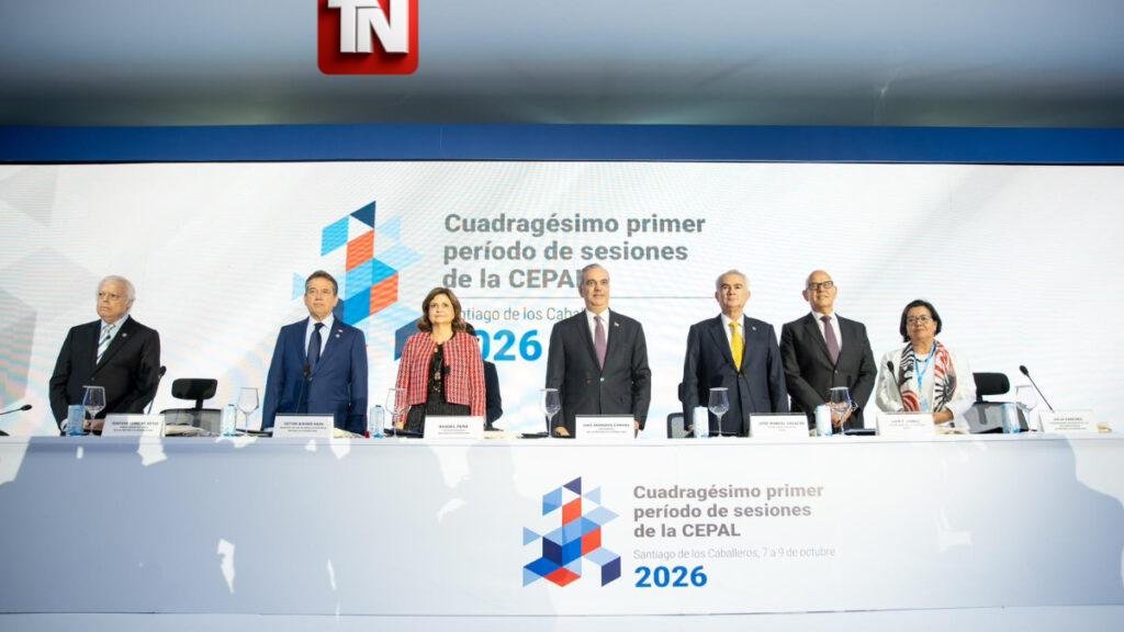 Abinader llama ante la CEPAL a mayor cooperación y un crecimiento que reduzca la pobreza