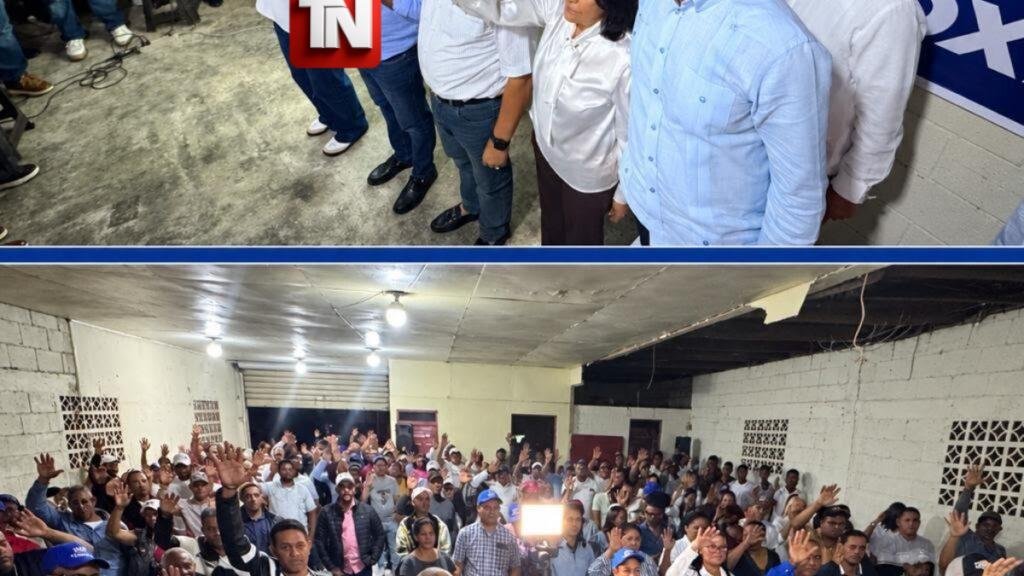 Agustín Burgos juramenta comité de apoyo a David Collado en el Municipio de Constanza