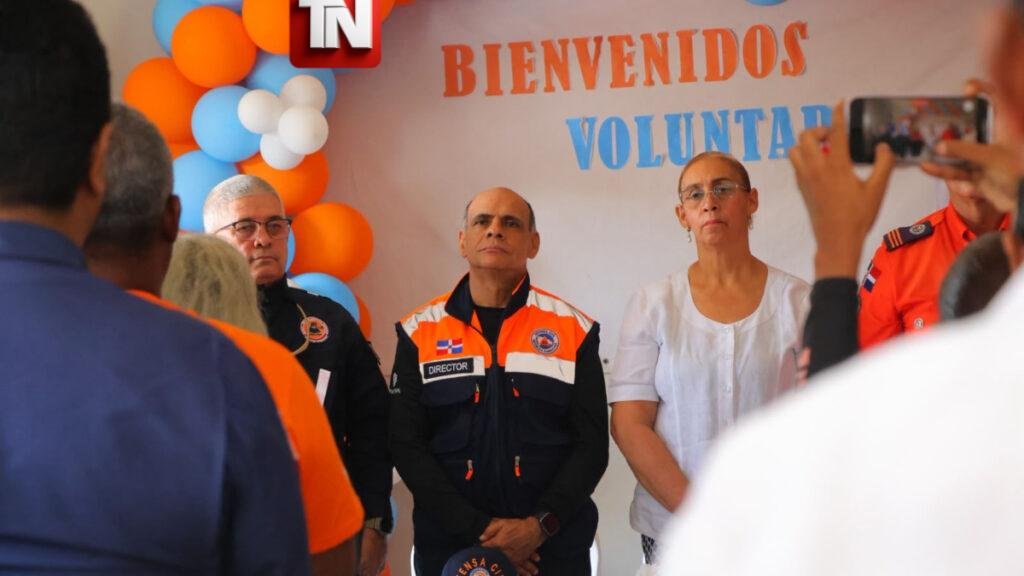 Defensa Civil juramenta a José Ceballos como nuevo director provincial y regional en San Cristóbal